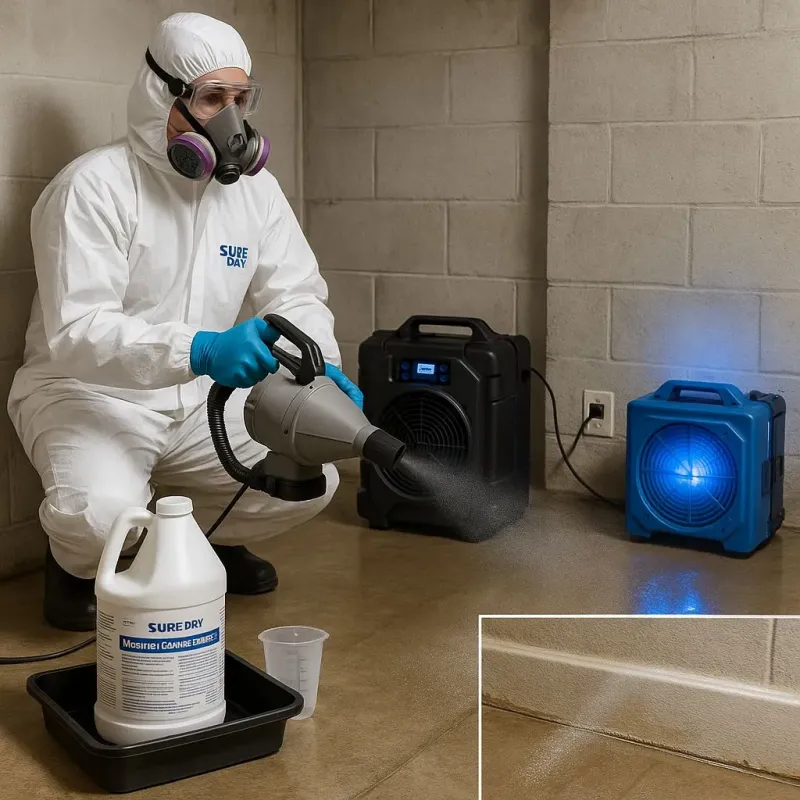 Sanitization and Odor Removal process in Laurel, VA